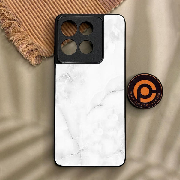 Motorola Moto G56 - White Design 5 - Premium Metal Printed Soft Bumper Shock Proof Case
