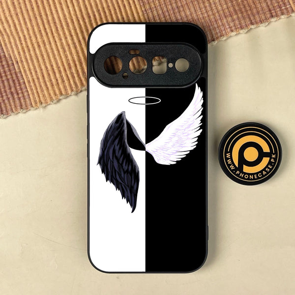 Google Pixel 11 - Angel 2.0 Design 5 - Premium Metal Printed Soft Bumper Shock Proof Case
