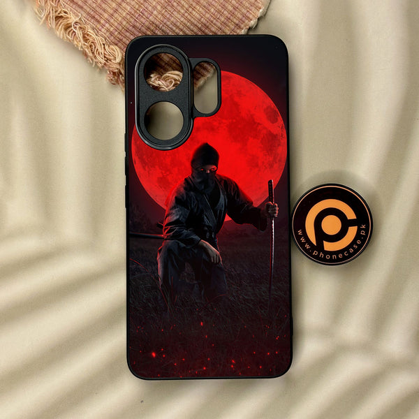 Vivo V60 - Ninja Design 10 - Premium Metal Printed Soft Bumper Shock Proof Case