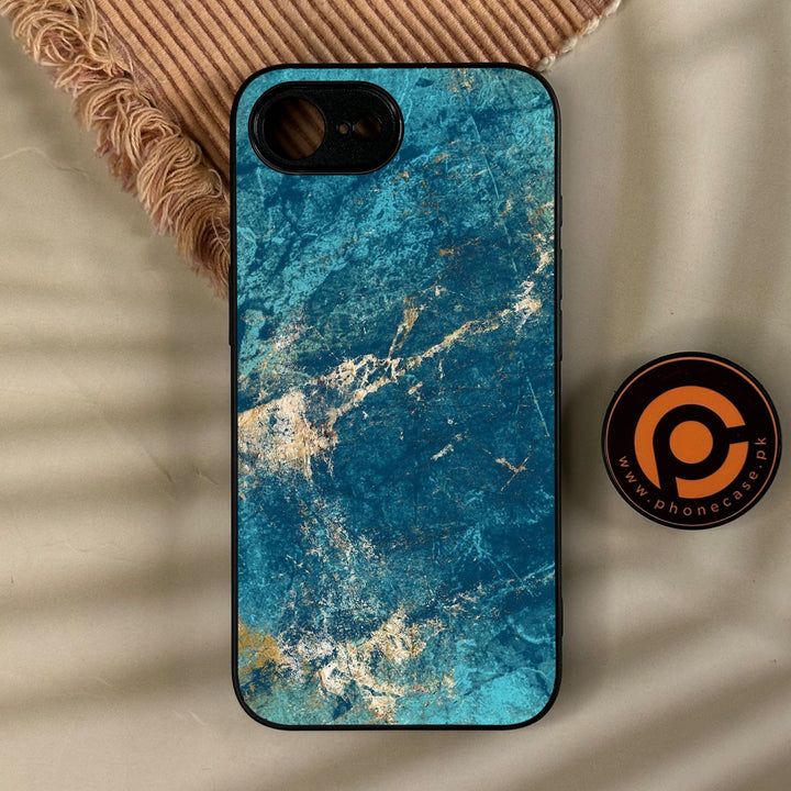 iPhone 17e - Blue 2.0 Design 9 - Premium Metal Printed Soft Bumper Shock Proof Case