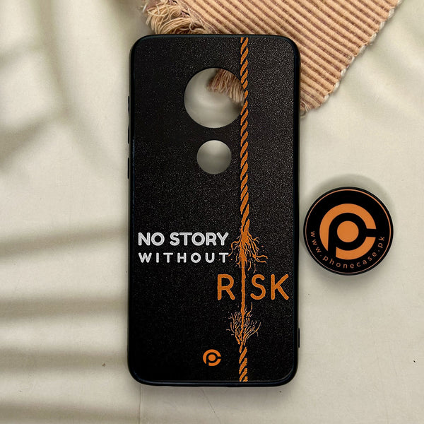 Motorola Moto G7 - The Risk Taker - Premium Metal Printed Soft Bumper Shock Proof Case