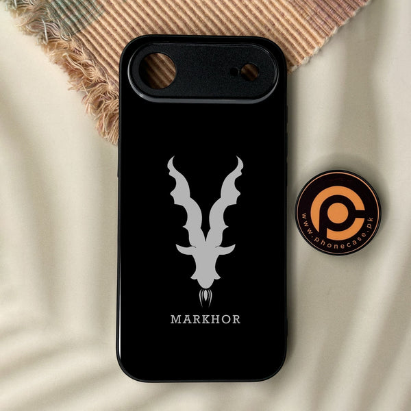 iPhone Air - Markhor Design 9 - Premium Metal Printed Soft Bumper Shock Proof Case