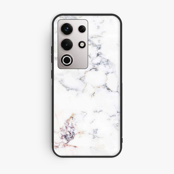 Itel S25 Ultra - White Design 3 - Premium Metal Printed Soft Bumper Shock Proof Case