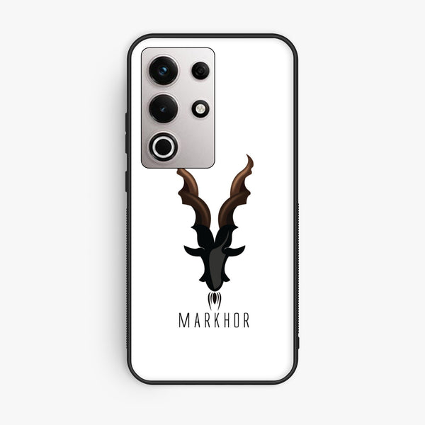 Itel S25 Ultra - Markhor Design 2 - Premium Metal Printed Soft Bumper Shock Proof Case