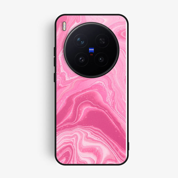 Vivo X300 Pro - Pink Design 3 - Premium Metal Printed Soft Bumper Shock Proof Case