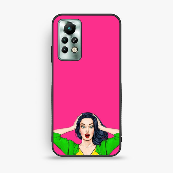 Infinix Note 11 Pro - Anime Girls Design 10 - Premium Metal Printed Soft Bumper Shock Proof Case