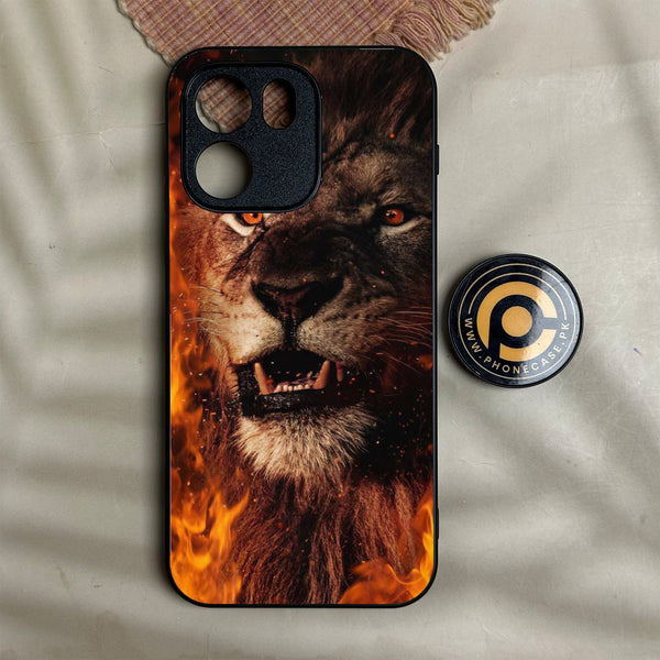 Oneplus Nord Ce 6 - Tiger Design 2 - Premium Metal Printed Soft Bumper Shock Proof Case