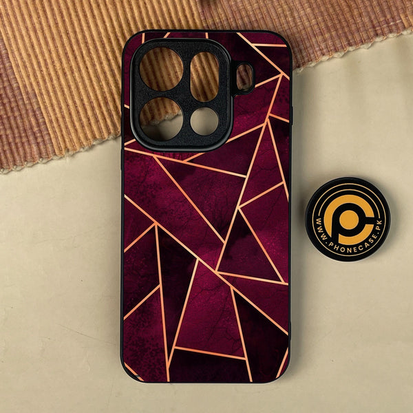 Oppo Find X9 Pro - Geometric Design 4 - Premium Metal Printed Soft Bumper Shock Proof Case