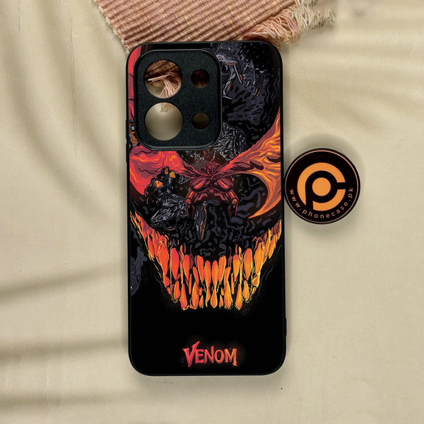 Xiaomi Redmi 15C - Venom Case - Premium Metal Printed Soft Bumper Shock Proof Case