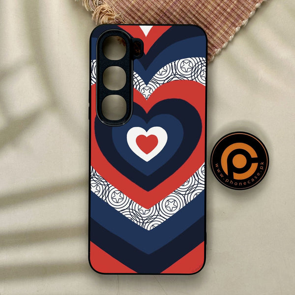Vivo Y21d - Heart 2.0 Design 3 - Premium Metal Printed Soft Bumper Shock Proof Case
