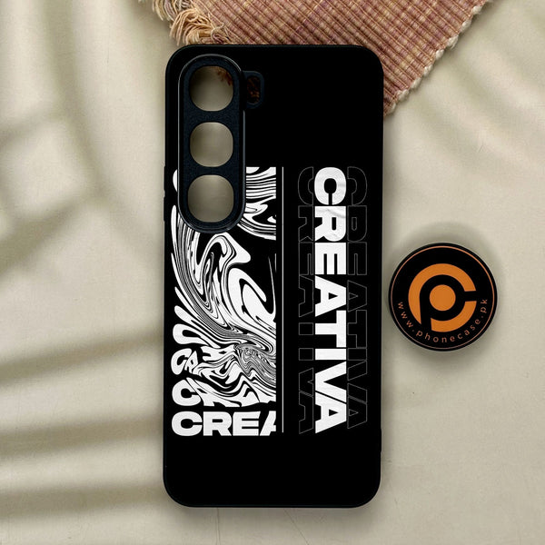 Vivo Y21d - Creative - Premium Metal Printed Soft Bumper Shock Proof Case