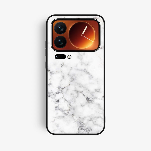 Xiaomi 17 Pro Max - White Design 10 - Premium Metal Printed Soft Bumper Shock Proof Case
