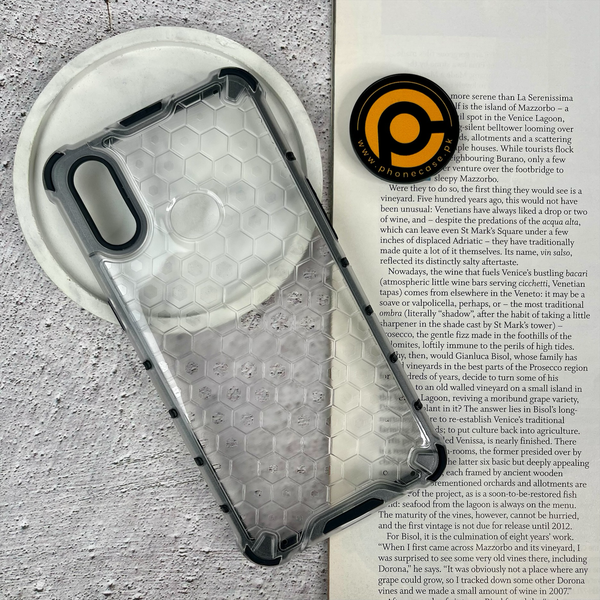 Galaxy A10s Airbag Shockproof Hybrid Armor Honeycomb Transparent Cover