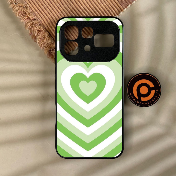 Infinix Note 60 Pro - Heartbeat Design 10 - Premium Metal Printed Soft Bumper Shock Proof Case