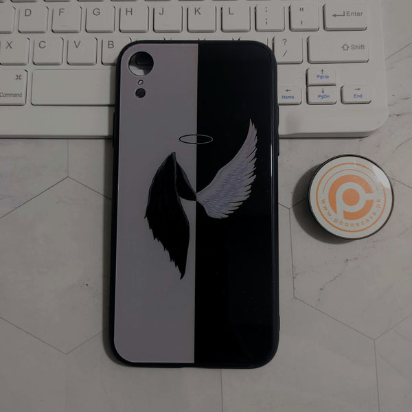 iPhone XR - Angel Wings 2.0 Design 5 - Premium Metal Printed soft Bumper shock Proof Case CS-25676 CS-29651