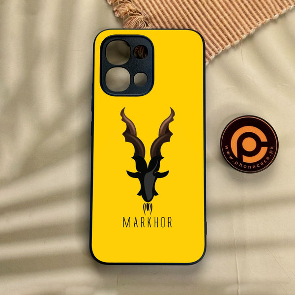 Oppo A6 Pro - Markhor Design 1 - Premium Metal Printed Soft Bumper Shock Proof Case