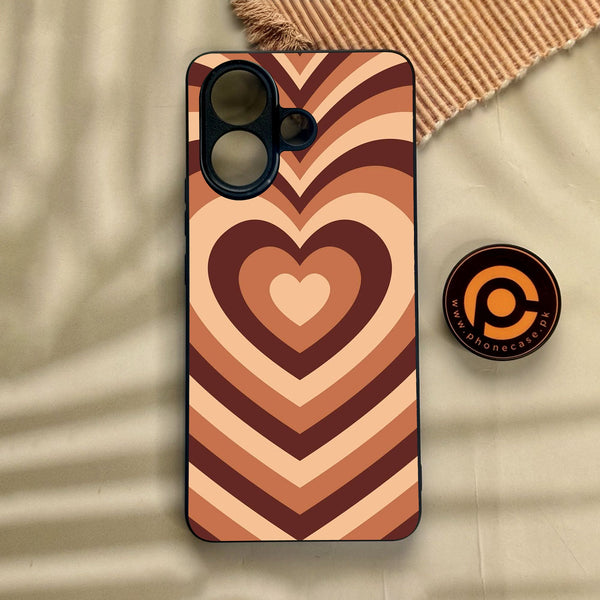 Vivo V60 Lite  - Heartbeat Design 2 - Premium Metal Printed Soft Bumper Shock Proof Case