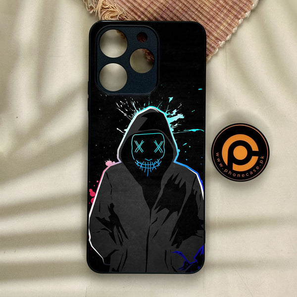 Realme Note 70 - Anonymous 2.0 Design 8 - Premium Metal Printed Soft Bumper Shock Proof Case