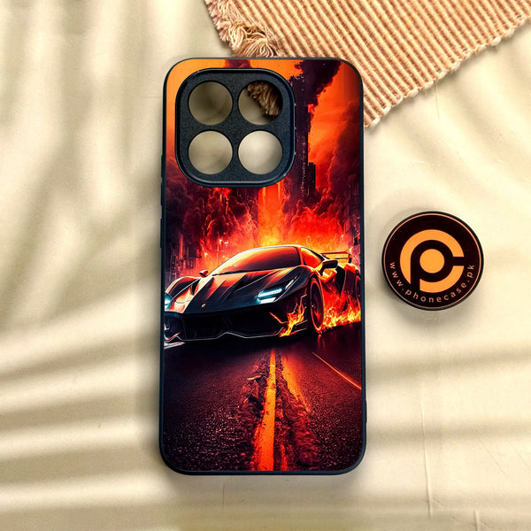 Xiaomi 15T - Racing Design 1 - Premium Metal Printed Soft Bumper Shock Proof Case