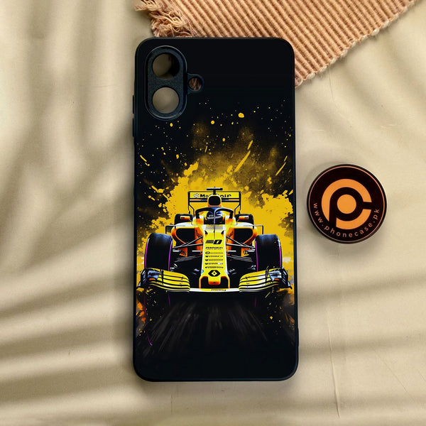 Samsung Galaxy A07 - Formula 1 Design 5 - Premium Metal Printed Soft Bumper Shock Proof Case
