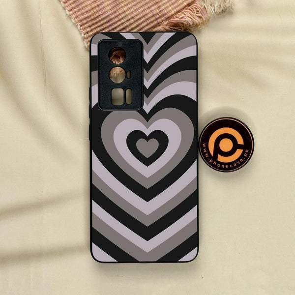 Xiaomi Redmi K60 Pro - Heartbeat Design 1 - Premium Metal Printed Soft Bumper Shock Proof Case
