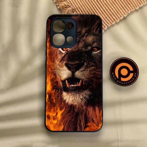 Oppo A6 Pro - Tiger Design 2 - Premium Metal Printed Soft Bumper Shock Proof Case