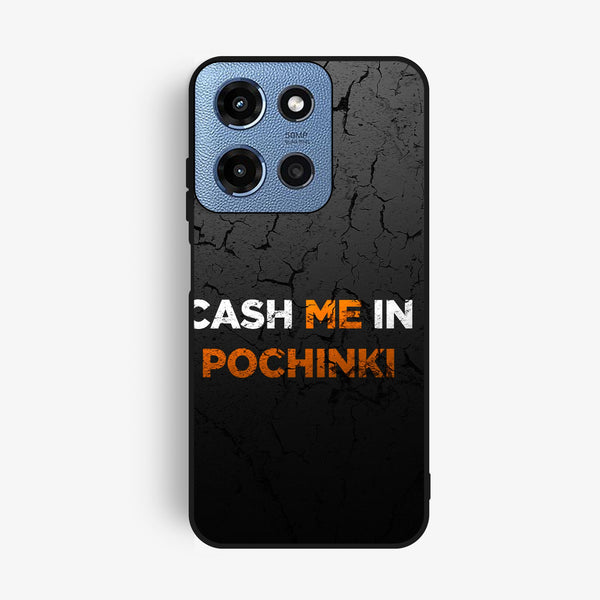 Motorola Moto G 2025 - Cash Me - Premium Metal Printed Soft Bumper Shock Proof Case