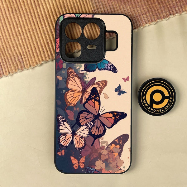 Realme Neo 8 - Butterflies Design 6 - Premium Metal Printed Soft Bumper Shock Proof Case
