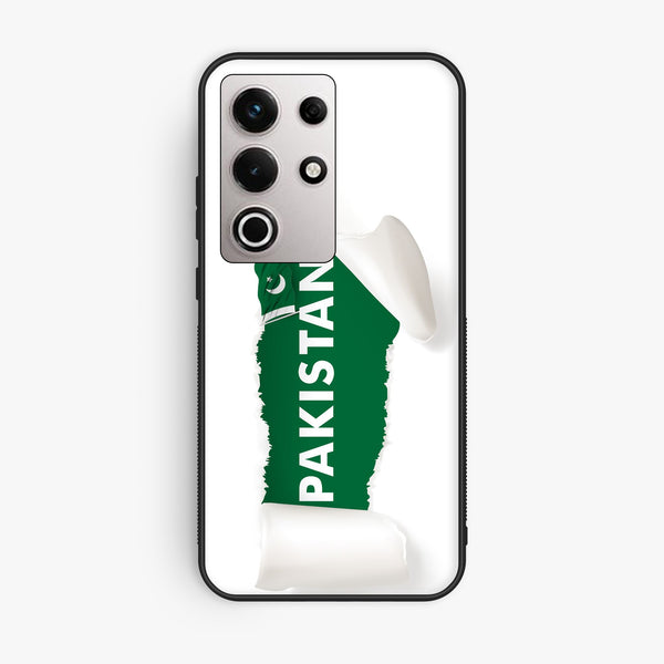 Itel S25 Ultra - Pakistan Design 3 - Premium Metal Printed Soft Bumper Shock Proof Case