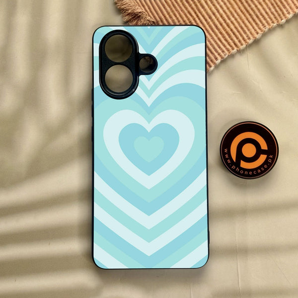 Vivo V60 Lite  - Heartbeat Design 7 - Premium Metal Printed Soft Bumper Shock Proof Case