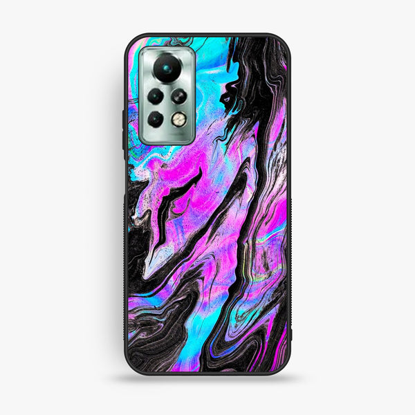 Infinix Note 11 Pro - Cosmic Inferno - Premium Metal Printed Soft Bumper Shock Proof Case