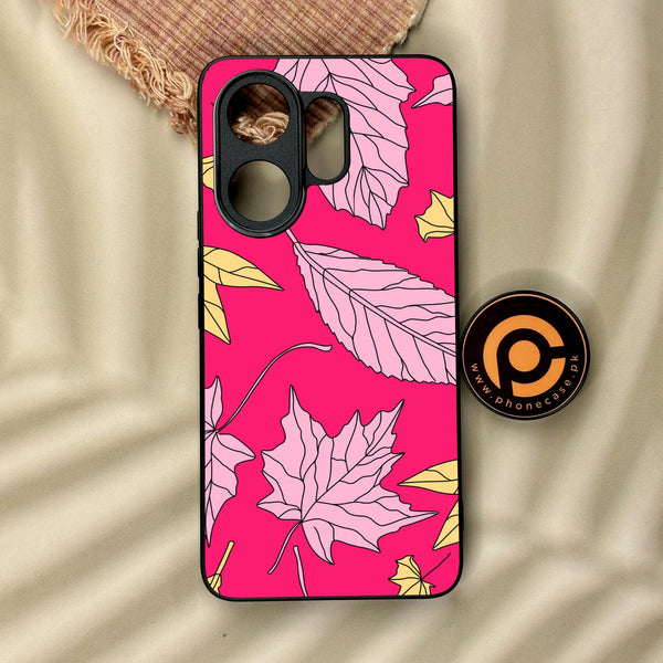 Vivo V60 - Floral Series Design 6 - Premium Metal Printed Soft Bumper Shock Proof Case