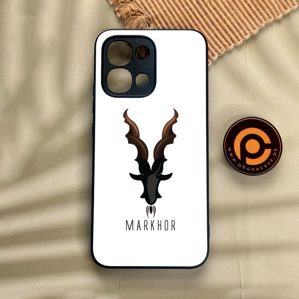 Oppo A6 Pro - Markhor Design 2 - Premium Metal Printed Soft Bumper Shock Proof Case