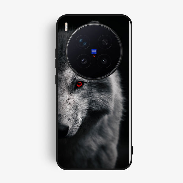 Vivo X300 Pro - Wolf Design 10 - Premium Metal Printed Soft Bumper Shock Proof Case