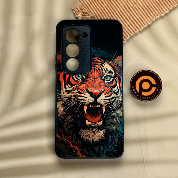 Xiaomi Redmi 15 - Tiger 2.0 Design 3 - Premium Metal Printed Soft Bumper Shock Proof Case