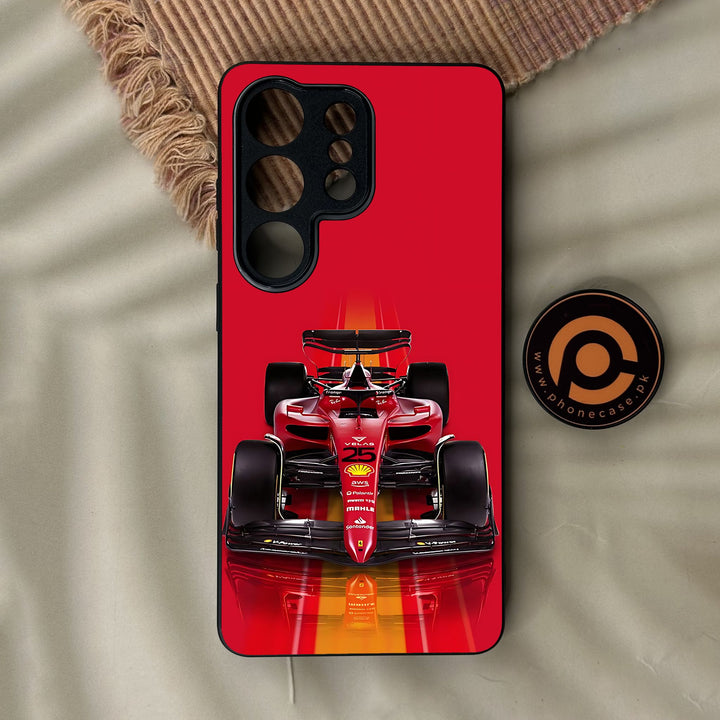 Samsung Galaxy S26 Ultra - Formula 1 Design - Premium Metal Printed Soft Bumper Shock Proof Case