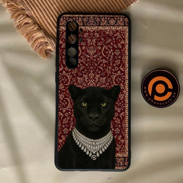 Xiaomi Mi Note 10 Lite - Black Panther - Premium Metal Printed Soft Bumper Shock Proof Case