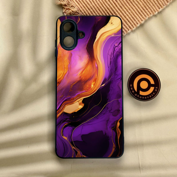 Samsung Galaxy A07 - Liquid Design 5 - Premium Metal Printed Soft Bumper Shock Proof Case