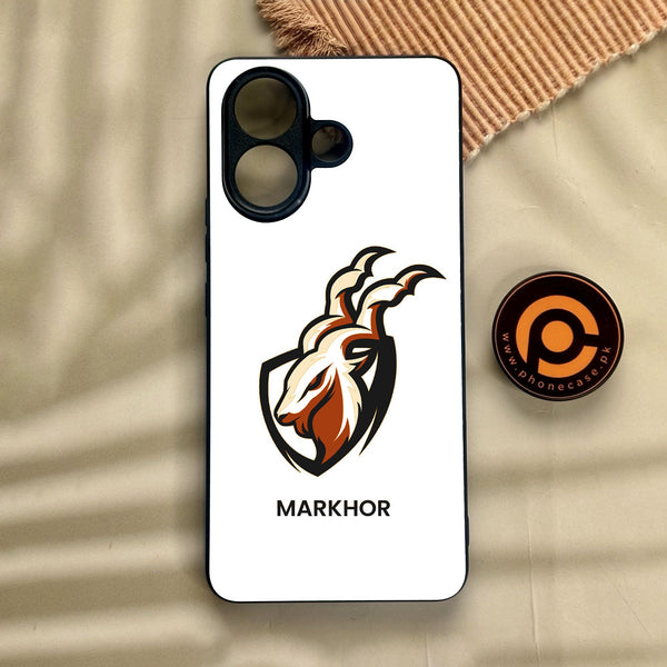 Vivo V60 Lite  - Markhor Design 5 - Premium Metal Printed Soft Bumper Shock Proof Case