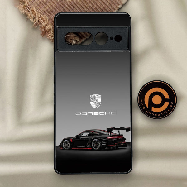 Google Pixel 7 Pro - Shadow Racer - Premium Metal Printed Soft Bumper Shock Proof Case