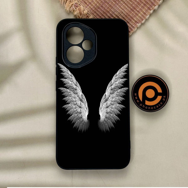 Honor 400 - Angel Wings Design 6 - Premium Metal Printed Soft Bumper Shock Proof Case