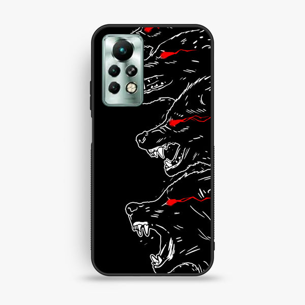 Infinix Note 11 Pro - Black Art Design 7 - Premium Metal Printed Soft Bumper Shock Proof Case