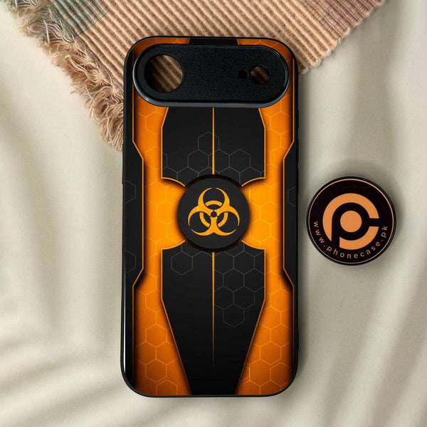 iPhone Air - Biohazard Design 2 - Premium Metal Printed Soft Bumper Shock Proof Case
