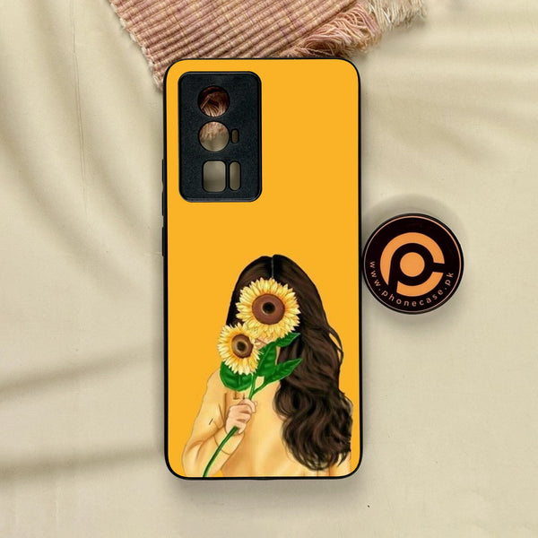 Xiaomi Redmi K60 Pro - Anime Girls Design 7 - Premium Metal Printed Soft Bumper Shock Proof Case