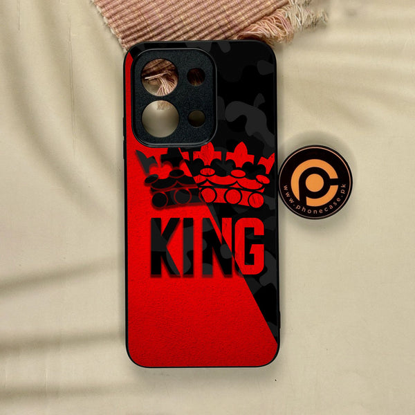 Xiaomi Redmi 15C - King Design 6 - Premium Metal Printed Soft Bumper Shock Proof Case