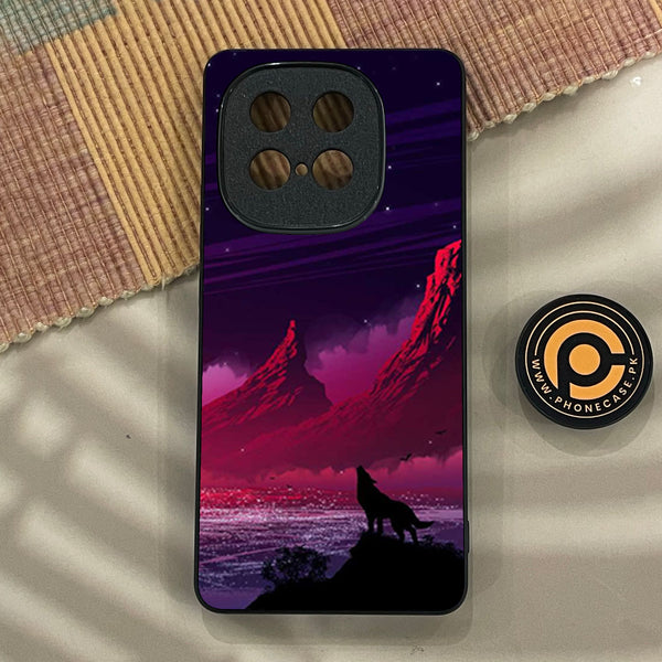 iQOO Z10 Turbo Pro - Wolf Design 7 - Premium Metal Printed Soft Bumper Shock Proof Case