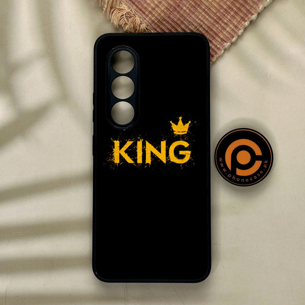 Itel S25 - King Design 2 - Premium Metal Printed Soft Bumper Shock Proof Case