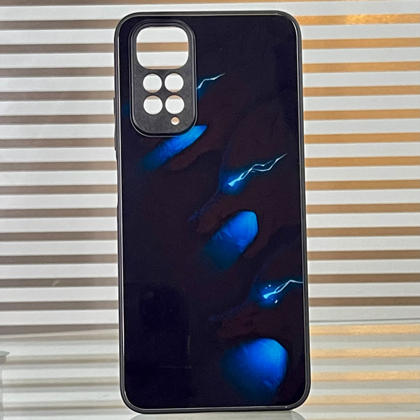 Xiaomi Redmi Note 11s Camon Series Glass Case Premium Printed Glass soft Bumper shock Proof Case CS-21330