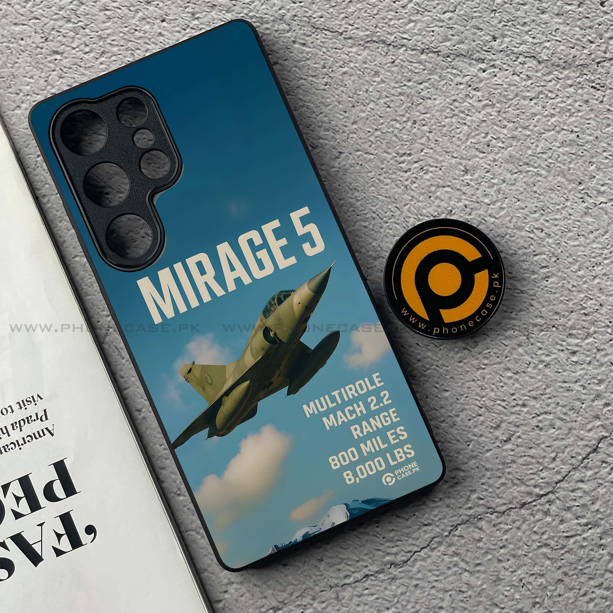 Samsung Galaxy S25 Ultra - PAF Jet Series - Premium Printed Metal soft Bumper shock Proof Case