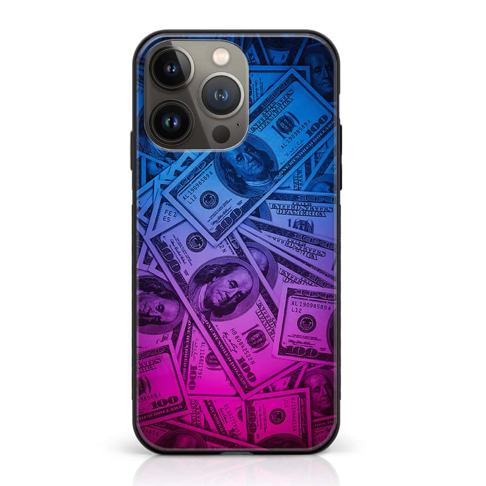 iPhone 12 Pro - Dollar Series - Premium Metal Printed soft Bumper shock Proof Case